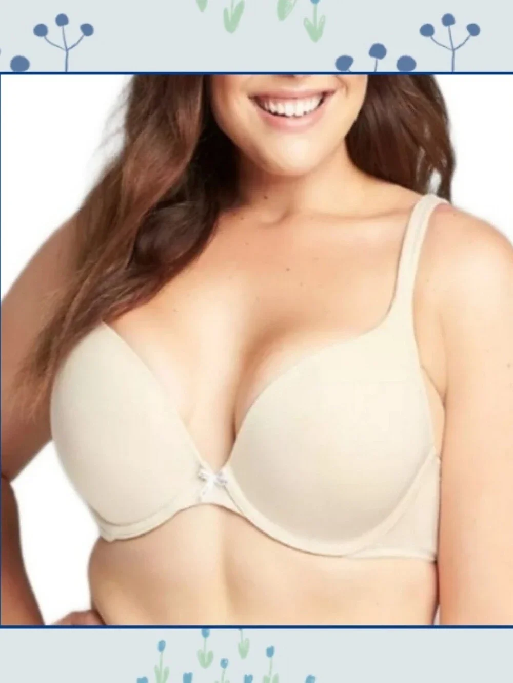LIKE NEW Push-up Cacique Boost Plunge bra  42C
